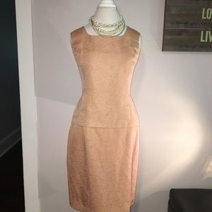 Matching Shell and Skirt in Peach Silk